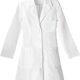 White Cotton Apron With New Sci Logo