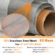 Woven Wire Mesh SS Wire 80 Mesh 0.12mm