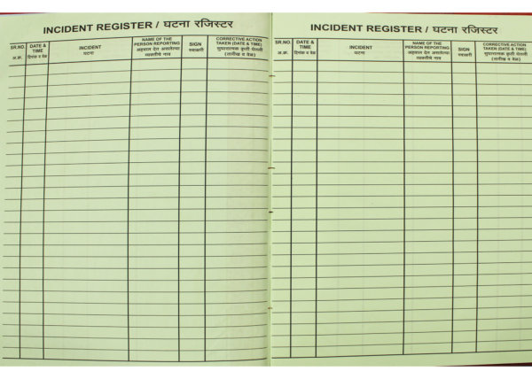 Register of Accident